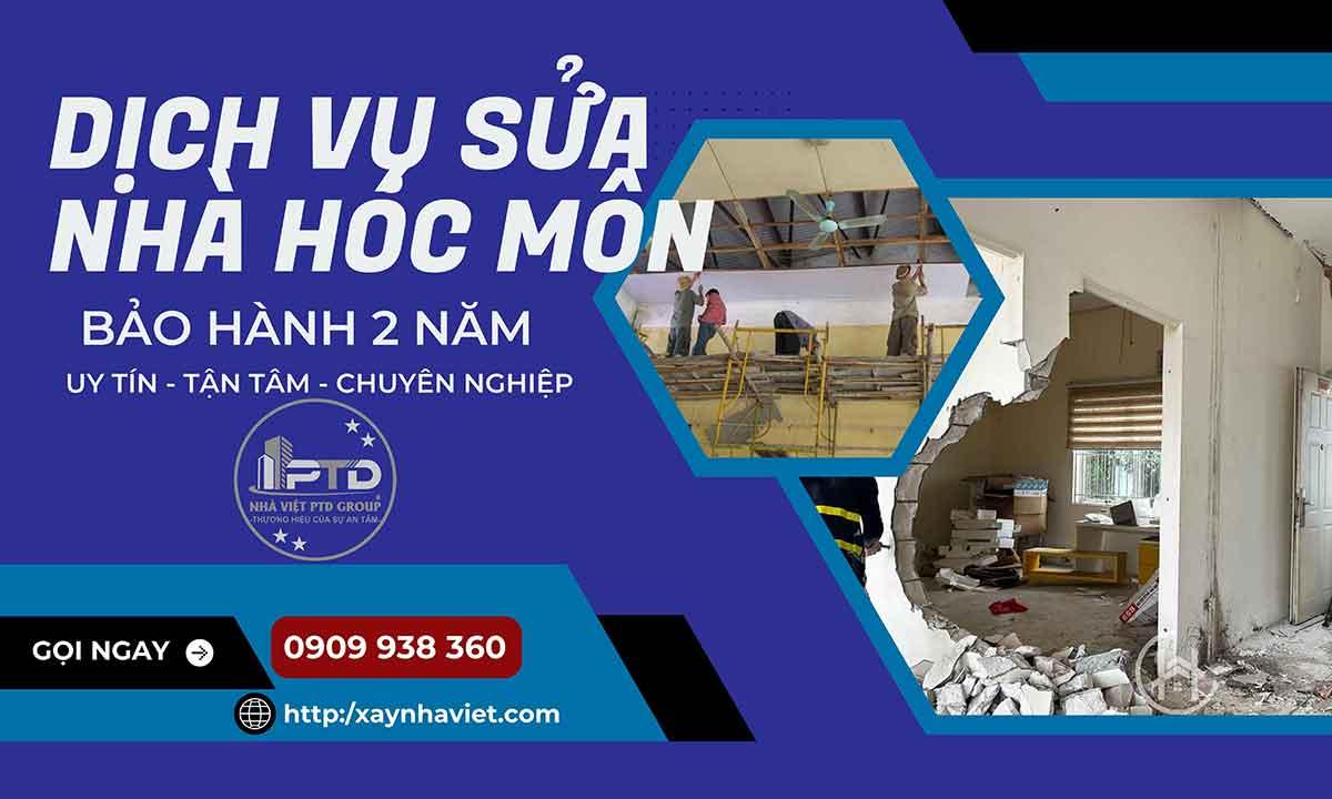 Dịch vụ sửa nhà Hóc Môn - Công ty sửa nhà Hóc Môn