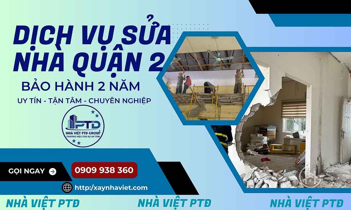 Dịch vụ sửa nhà quận 2 - Công ty sửa nhà quận 2