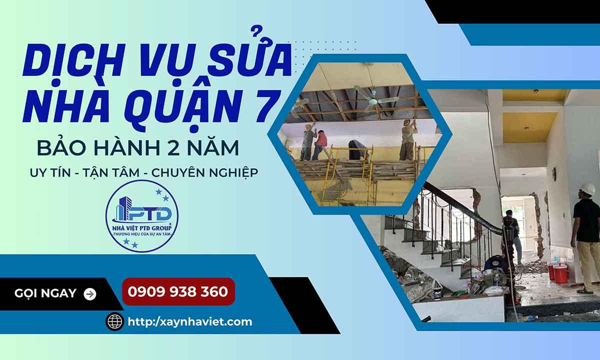 Dịch vụ sửa nhà quận 7 - Công ty sửa nhà quận 7