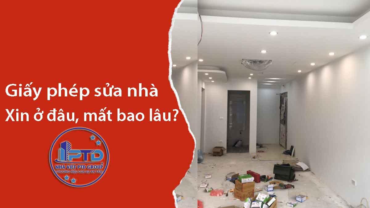 Giấy phép sửa nhà – Xin ở đâu, mất bao lâu?